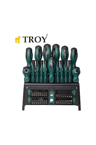 Troy 22350 Tornavida Bits Uç Seti 50 Parça