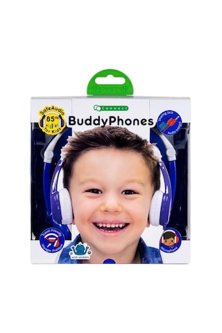 Buddyphones Connect Çocuk Mikrofonlu Kulaklık Mavi Bp-co-blue-01-k