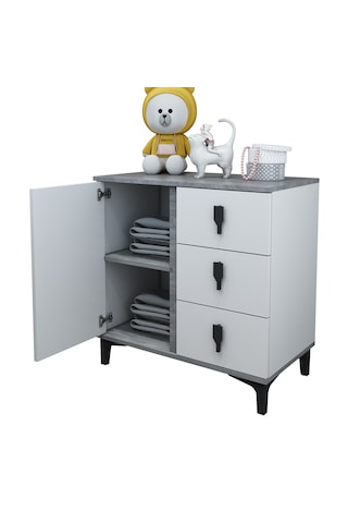 Patiko Rose 3 Çekmeceli Şifonyer Berlin