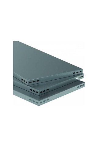 Raf Burada 4 Katlı 4'Lü Bitişik Galvaniz Çelik Raf.Depo,Dosya, Ar 59x75x200 cm- 1.00 mm