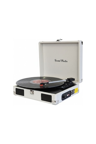 Record Master Rm-311 Açık Gri Renkli Pikap - Tüm Plaklar İle Uyum