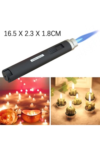 Lunaev Kalem Pürmüz Çakmak Torch Pürmüz Isı Kalemi Kamp Çakmakları Açık Füme