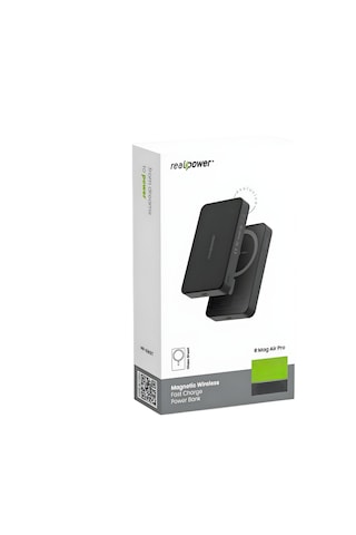 Realpower R Mag Air 20w Pd 5000 Mah Magsafe Powerbank - Siyah Siyah