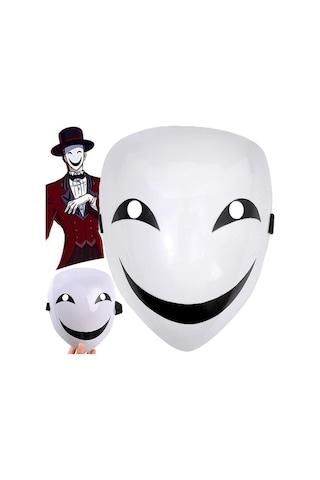 Jl 2 Adet Anime Siyah Bullet Maske Cosplay Kagetane Hiruko