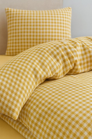 Ranforce Sarı Çift Kişilik Nevresim Seti Renkli