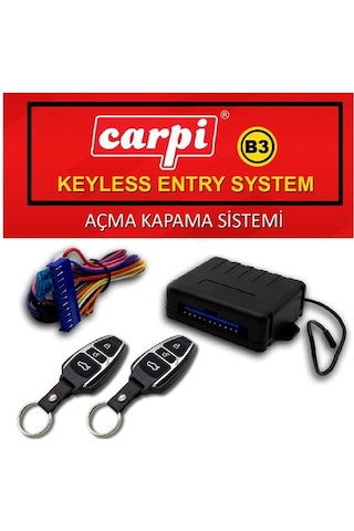 Carpi Açma Kapama 12v S.çıkışlı Siyah Oval