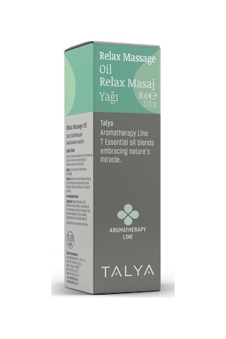 Talya Relax Masaj Yağı 7 Bitki Yağı Karışımı ve Aromaterapik 80 ML