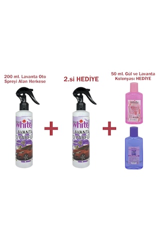Hediyeli Ürün 200 Ml. Lavanta Oto Parfümü Alan Herkese 200 ML
