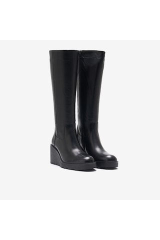 Nero Black Çizme Kadın 26k12068 Vergelio Skin siyah