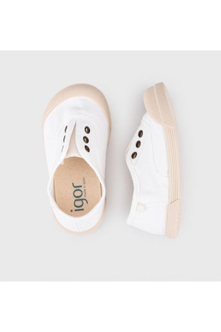Igor S10330-001 Lona Çocuk Günlük Ayakkabı Beyaz