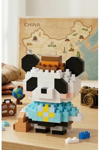 New Block Bricks 3d Puzzle Yapı Blokları Seti - Gezgin Panda