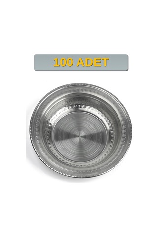 Binbir Trend 15 Cm Yanaklı Krom Çelik Cacık Ve Çorba Kasesi 270 Ml Lokanta, Restoran Ve Ev Tipi Kase -kase1511 100 Adet