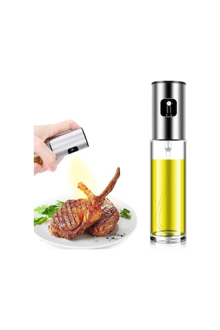 Airfry Sprey Cam Şişe Zeytinyağı Sirke Yağ Püskürtücü Yağdanlık 100 Ml Airfryer Yağ Püskürtme Şişesi Diğer