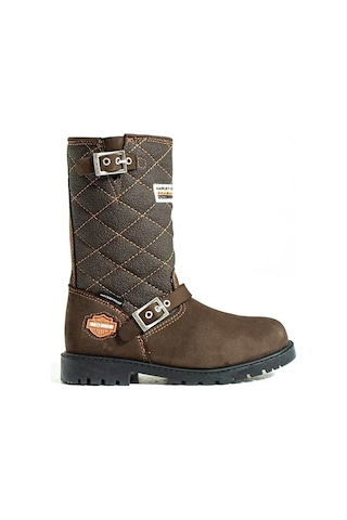 Harley Davidson Laconia Hakiki Deri Kahverengi Çocuk Çizme 025f100481-kahverengi Kahverengi
