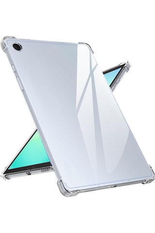 Samsung Galaxy Uyumlu Tab A11 8.7 İnç 2025 Tablet Kılıfı Köşe Korumalı Antişok Şeffaf Silikon Kapak Sm-x130 X133 X135 Arka Kapak