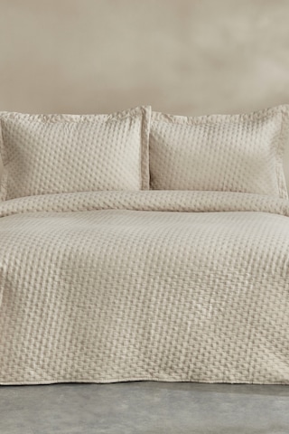 Karaca Home Breeze Soft Çift Kişilik Yatak Örtüsü Ekru 200.22.04.0235