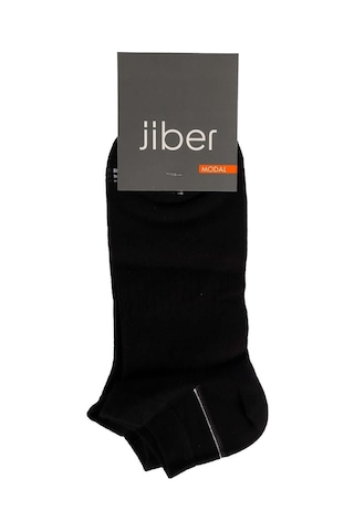 Jiber Erkek Modal Patik Likralı Çorap 6104/6106 - 6 Adet Siyah