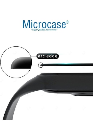 Microcase Huawei Watch Gt 6 41mm İçin Tam Kaplayan Kavisli Ekran Koruyucu 3d Pet Film - Siyah Al3385