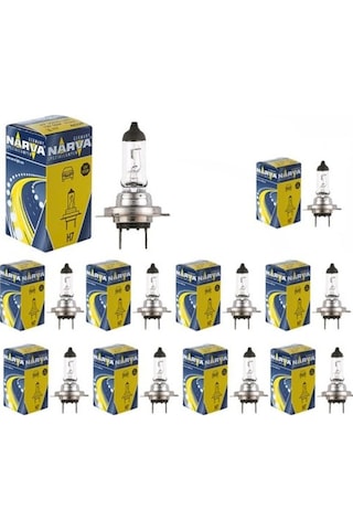 10 Adet Narva Ampul H7 12v 55w Halogen
