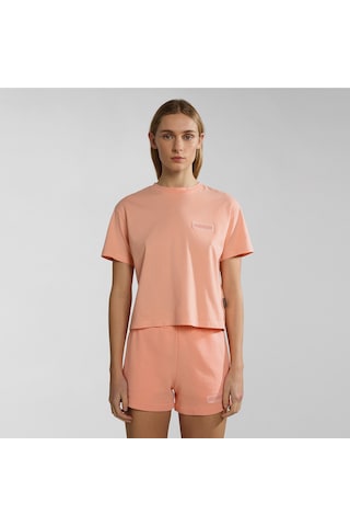 Napapijri S-ıaato Kadın Pembe T-shirtnp0a4hoep1ı1