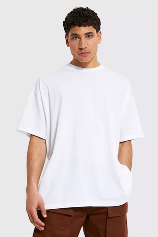 Gang Serıes Erkek Beyaz Oversize Street Graffiti Baskılı T-shirt Beyaz