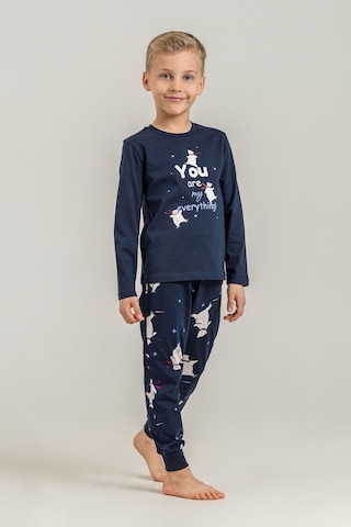 Rolypoly You Are My Everything Baba Oğul Lacivert Uzun Kol Pijama Takım Rp3931-a-v1 Rp3931-a-v1