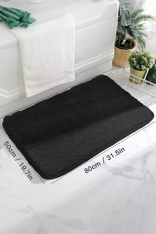 Brillahome Kaymaz Taban, Tekli Post Peluş Banyo Paspası, Kaymaz Taban 50 80 Cm 001