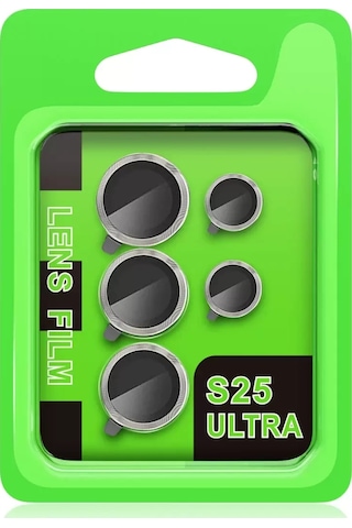 Samsung Galaxy UyumluS25 Ultra Raze Metal Kamera Lens - Natural Grey