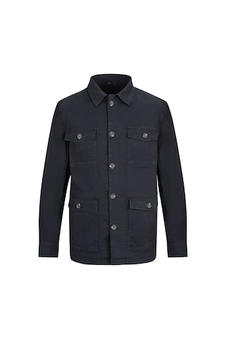 Hatemoğlu Lacivert Slim Fit Bebe Yaka Baharlık Mont