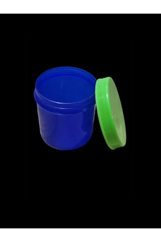 50 Ml Boş Viks Kutu - Kapaklı Kozmetik, Krem, Balm, Merhem Ambalajı 100 Adet Mavi