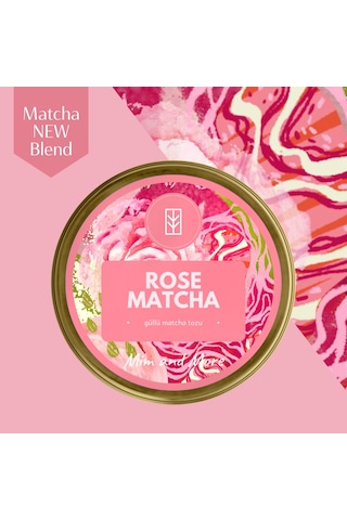 Mim and More Rose Matcha Gül Aromalı Matcha 25 G