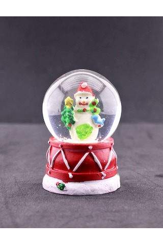 Mini Boy Işıklı Yılbaşı Kar Küresi 6.5 Cm Sevgiliye Yeni Yıl Hediyesi 2023 Kardan Adam Temalı Kar Küresi 6.5 Cm Kar Küresi