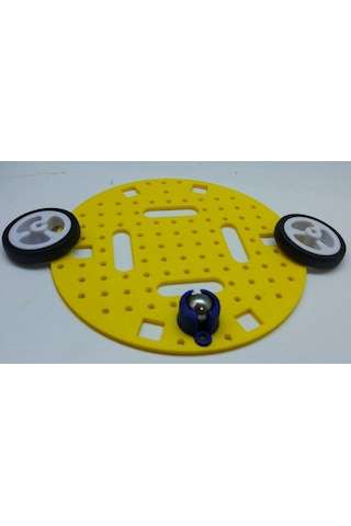 İkizbot Arduino Robot Şasi Seti 2 Teker 1 Sarhoş Teker