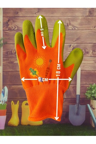 Rudom Çocuklar İçin 2 Çift Bahçe Eldiveni 4-8 Yaş 247863198