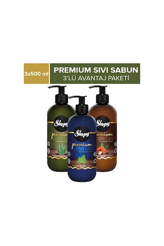 Sleepy Premium Sıvı Sabun Avantaj Paketi 3 x 500 ML