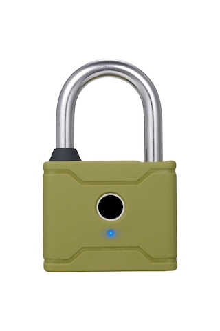 Hallow-t1006d Akıllı Parmak İzi Asma Kilit Şarj Edilebilir,yeşil