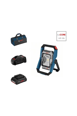 Bosch Glı 18v-1900 1x4 Ah Procore Akülü 1900 Lümen Projektör Bez Çantalı Sıcak Beyaz