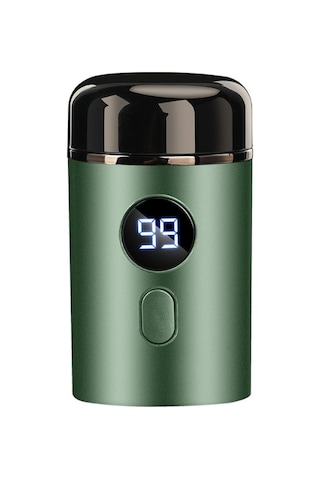 1pcs Avocado Green Erkekler Elektrikli Mini Tıraş Makinesi Şarj