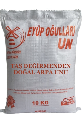 Eyüp Oğulları Un Ekmek Yapımına Uygun Köy Değirmeninden Arpa Unu 10 KG
