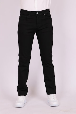 Erkek Siyah Slim Fit Dar Kesim Pamuk Denim Esnek Jean Kot Pantolon