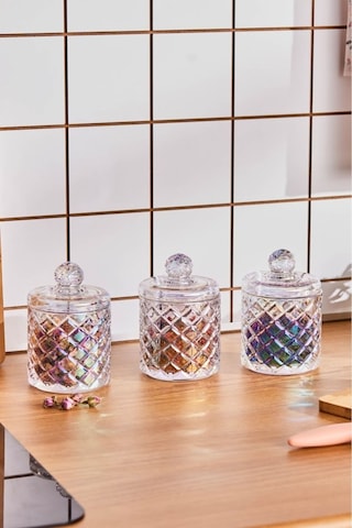 Karaca  Robby Lüsterli 3'lü Petek Desen Baharat Takımı 350 Ml