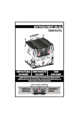 Beşiktaş 2025-26 Mythos First - Tam Kutu
