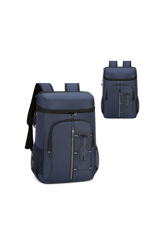 Yalıtımlı Soğutucu Sırt Çantası Rahat Yumuşak Soğutucu Y29144bl Mavi