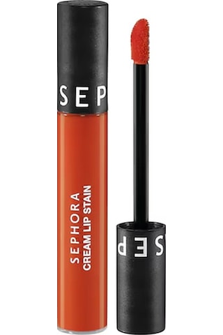 Sephora Cream Lip Stain Bulaşmayan Kadife Bitişli Ruj - Mat Likit Ruj - 137 Neon Marmalade 5 Ml 0
