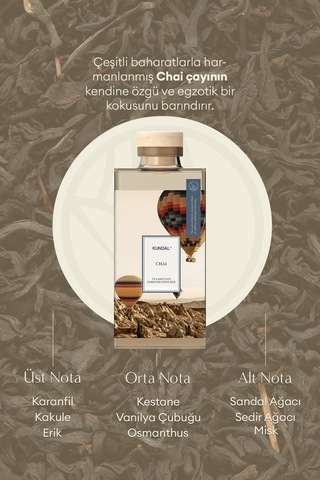 Kundal Tea Edition Chai Perfume Diffuser 140 ML