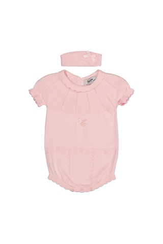 Beybek Triko 1-6 Ay Çıtçıtlı Badi Pembe