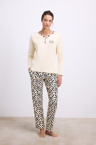 11549 Pijama Takım Krem