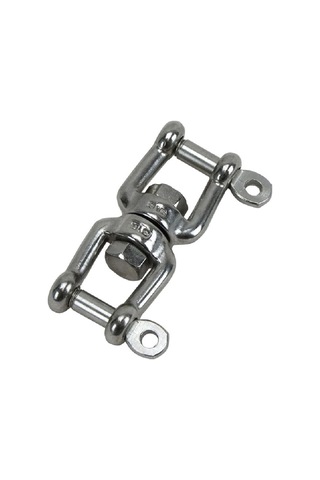 Krom Fırdöndü Çift Kilitli. Paslanmaz. 304 Kalite. Marin Tip 10mm