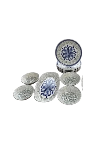 Cooker Ckr4203 Porselen Kahvaltı Takımı 14 Parça Çok Renkli