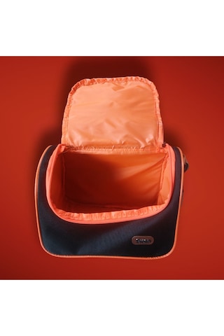16x21x27 Cm Büyük Ebat Beslenme Çantası Termoslu Br-3500 Student Lunch Box Siyah